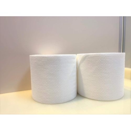kslab -006 Comfortable Living Lab Cleaning Disposable Cotton Towel (Roll Type), 2 Rolls, 100% Cotton, Sensitive Skin, Dispo Towel, Virus Protection, Size 9.8 x 9.8 inches (25 x 25 cm)