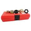 8Pcs Metric Thread Restorer Kit Thread Restorer Tap & Die Set Spindle Rethreading Tool for Cleaning and Changing Lines