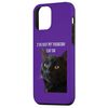 I've Got My Thinking Cat On Funny Pun Quote Case for iPhone 12 mini