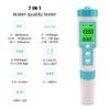Water Quality Tester Meter Pen 7 in 1 Digital LCD PH/TDS/EC/ORP/TEMP/SG/Salinity