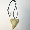 Great White Shark Tooth Replica Necklace,2.5 inch