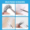 ASIRYVA 1 Pcs Embroidery Scissors with Protective Case, Sewing Scissors for Needlework, Thread Cutting, Handicrafts & DIY Projects (Blue)