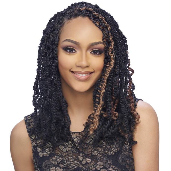 MULTI PACK DEALS! Harlem125 Synthetic Hair Braids Kima Spring Twist 8" (5-PACK, GREY)