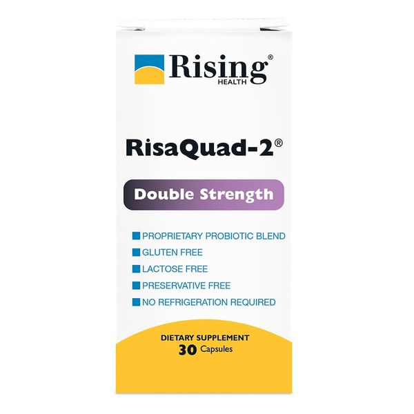 Risaquad-2 Probiotic Dietary Supplement -375mg Pack of 30 Capsules