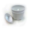 Empty Deodorant Containers - Twist-up, Recyclable, DIY Empty Deodorant OVAL Tubes, Top-Fill 2.5 OZ (Pack of 5, White)