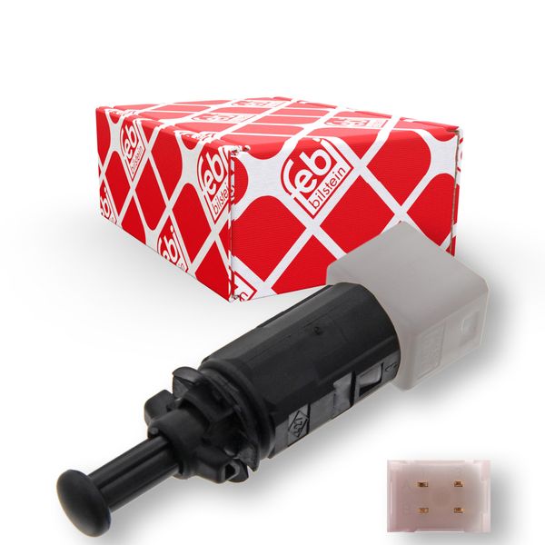 febi bilstein 37052 Brake Light Switch, pack of one, White