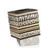 Popular Bath Safari Stripes, Tissue Box, Chocolate