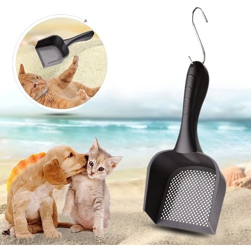 Cat Litter Scoop Reptile Terrarium Fine Sand Pet Poo Shovel Scooper Little Sifter Kitty Bedding Cleaner Net Hole: 4.5mm
