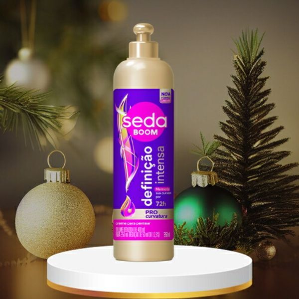 Limited time offer ★ Up to 100% points back by lottery! SEDA Intense Definition Styling Cream 350ml BOOM DEFINICAO INTENSA CREME PARA PENTEAR Curly hair Perm