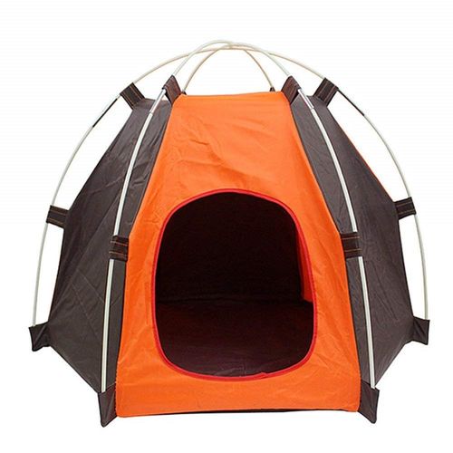 Sports Linque TaktZeit Pet Tent Foldable Dog House Portable Pet Bed Camping Tent Outdoor or Indoor (Orange)