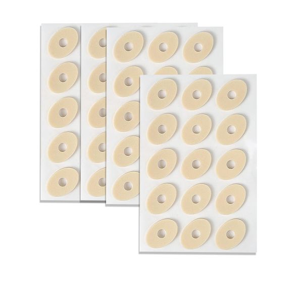 60pcs Corn Cushions,Footcare Corn Caps,Toe Pads Corn Cushions Self Adhesive Callus Cushions Oval Shaped Cushion Soft Corn Pads Waterproof Toe and Foot Protectors Reduce Foot and Heel Pain