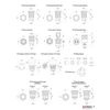T16-311, 16mm Metal Body Push Button, Maintained, IP65, SPDT