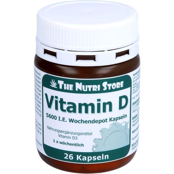 Vitamin D 5600 I.E. Wochendepot Kapseln 26 Stk.