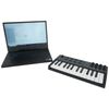 Rockville M25 Black 25 Key USB Wireless Bluetooth Keyboard Controller+Headphones