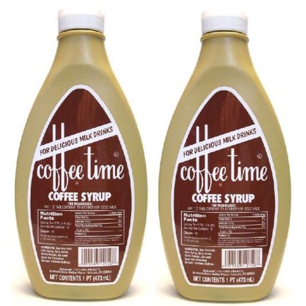 Coffee Time Coffee Syrup 16oz - 2 Pack