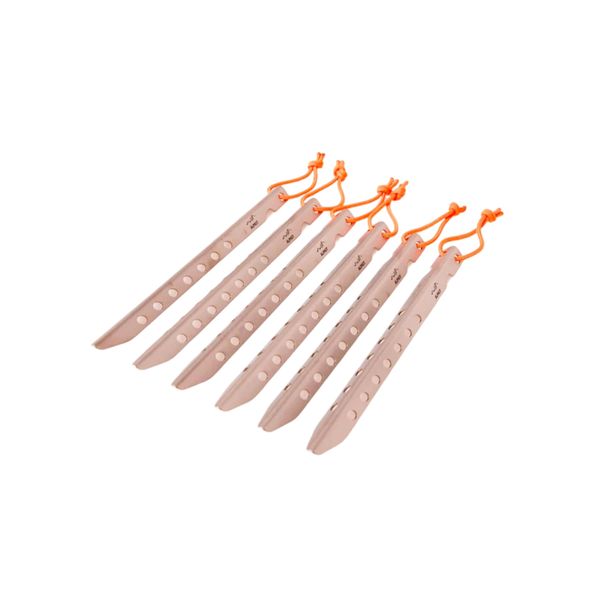 Alpkit Apex - Lightweight, Compact and Reflective Titanium V Peg