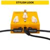 PEDALZOO Flat Patch Cable for Guitar Effects Pedals - Space-Saving and Reliable Pedalboard Connection (3-inch/3-pack)