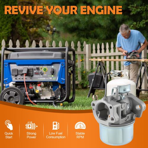 591925 Carburetor for 698479 693518 698475 591925 Engine Carb Lawn Mower with Air Filter Fuel Hose