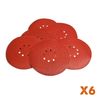 Evolution Power Tools 078-0093 Sanding Discs - 240 Grit Pack (6 Set)