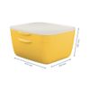 Leitz Two Drawer Cabinet, Cosy Range, Warm Yellow, 53570019