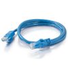 C2G 83385 0.5m Cat6 Booted Unshielded (UTP) Network Patch Cable - Blue