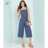 New Look Sewing Pattern 6446A Misses' Jumpsuits and Dresses, White