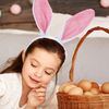Pms VFM - Fabric Easter Ears Headbands 2 Assorted Colours