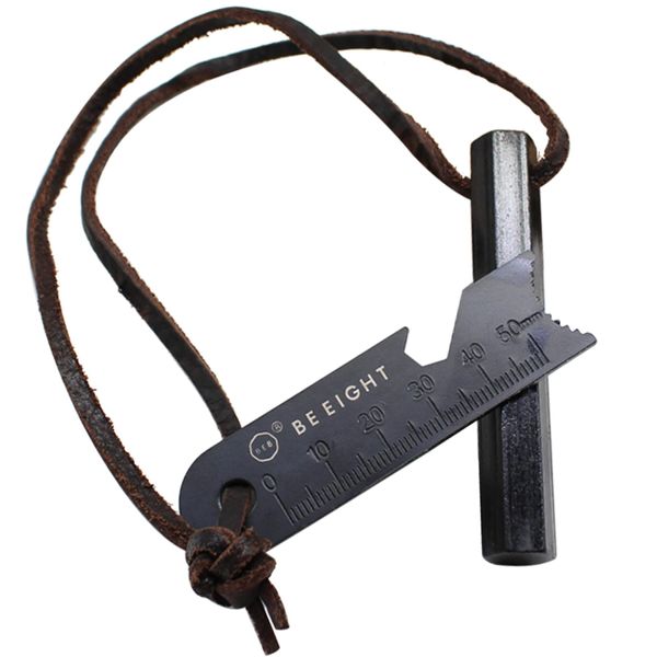 BE8 Fire Starter, Hexa, Hexa Type, Magnesium, Fire Starter, Flints, 3.0 inches (76 mm)