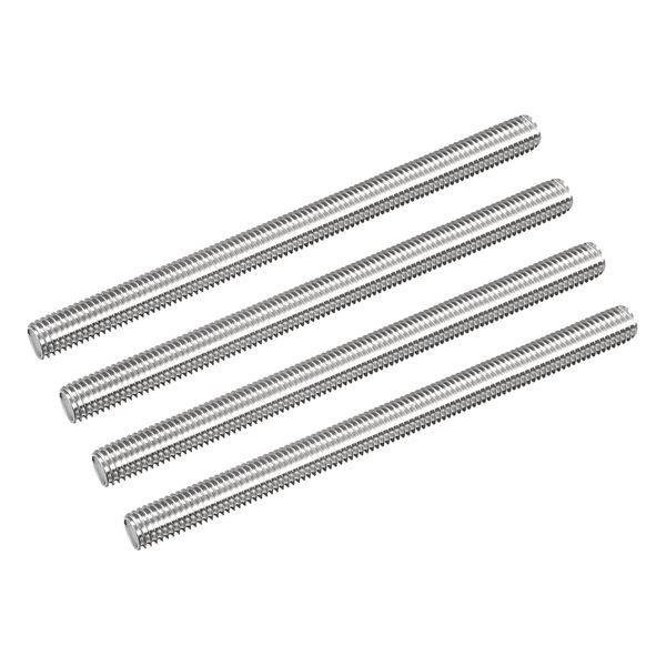 sourcing map Fully Threaded Rod M10 x 150mm 1.5mm Thread Pitch 304 Stainless Steel Right Hand Threaded Rods Bar Studs 8 Pack