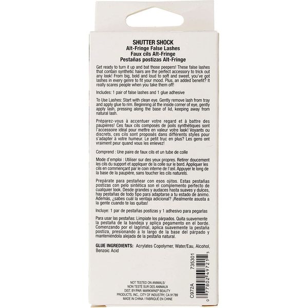 Wet n Wild False Eyelashes, Shutter Shock 1 Pair (Pack of 2)