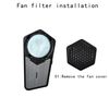 LSGTT Filter Compatible with Rsenr R11 Electric mini Wearable Air Purifier Fan Filter*5, Replaceable filter*2