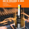 H1 LED Headlight Bulbs Replacement Kit High Low Beam Super Bright 6500K White