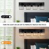 Modern 4-Lights Crystal Wall Sconces Bathroom Vanity Wall Lamp Over Mirror