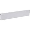 InLine® 10 Inch Blank Plate, 1U, RAL 9005, Black