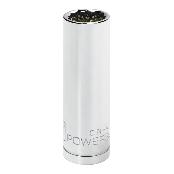 Powerbuilt 1/2-Inch Drive 17mm 12 Point Metric Deep Socket - 940158