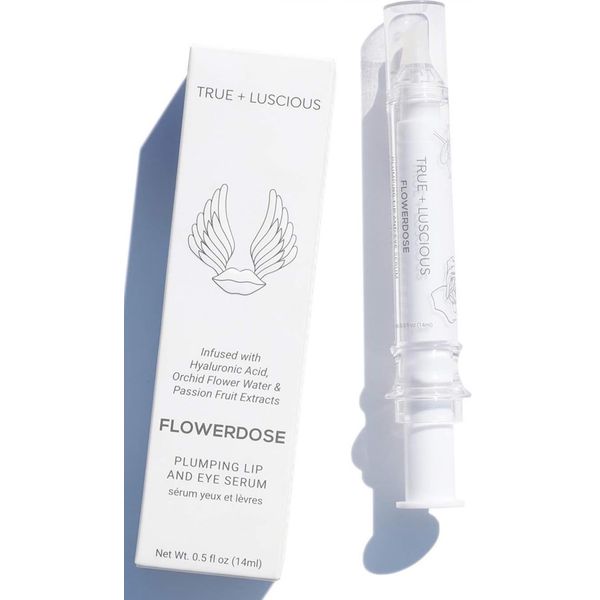 True + Luscious Flowerdose Plumping Lip & Eye Serum 0.5 fl oz/14 ml NEW 💕