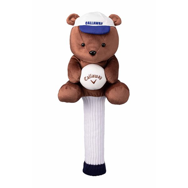 Callaway Driver Headcover BEAR DR BRW FW 23 (Compatible with 460) Brown Women