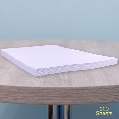 A5 White Paper Printer Paper A5 Copy Paper - Smooth A5 Printer Paper 80gsm Ream 100 Sheets Plain White Paper
