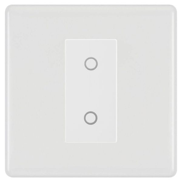 BG Nexus White Moulded Single Secondary Touch Dimmer Switch