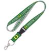 Oregon Ducks HEATHERED Lanyard w/detachable buckle 1"