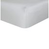 Sleepdown Plain Bamboo Fitted Sheet Soft Warm Cosy & Breathable Comfortable Bedding Bottom Sheets 32cm Extra Deep Pockets - Grey - Single,5056242894841