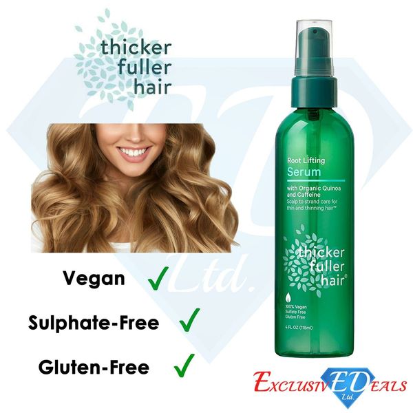 Thicker Fuller Hair Root Lifting Serum 118ml With Organic Quinoa & Caffeine