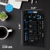 Pyle Bluetooth 3-Channel DJ MP3 Mixer, Mic-Talkover, USB Flash Reader
