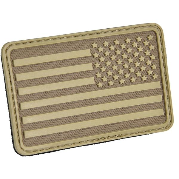 HAZARD 4 USA Flag (Right Arm) Rubber Patch - Coyote