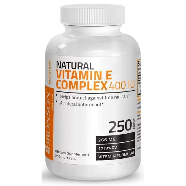 Bronson Natural Vitamin D Complex 400IU 250 softgels