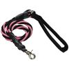 Bungee Pupee3-Feet X-Large Leash, Pink/Black