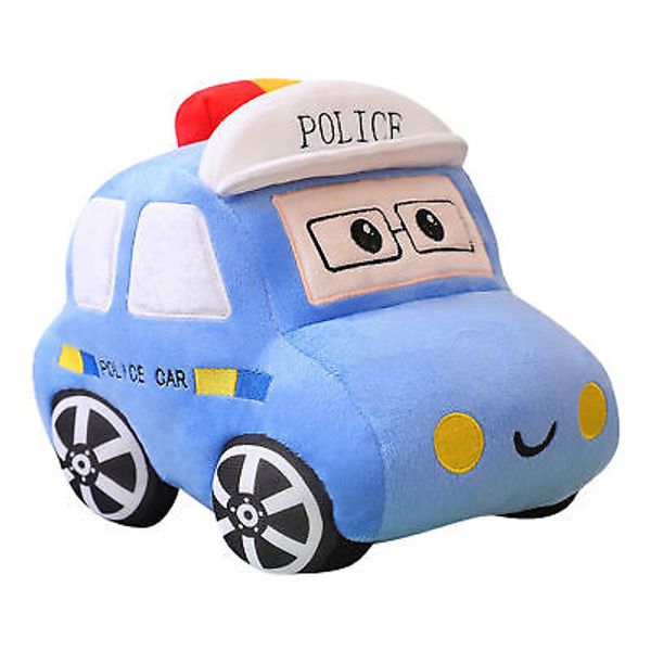 30cm Baby Plush Toy Plushies Ornament Cartoon Car Doll Baby Soothing Toy Fl Blue