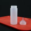 Hakka 6 Pack 12 oz Plastic Squeeze Bottles Condiment Sauce Mustard Dispenser