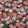Japanese Pattern Crepe Scrunchie (Small Chrysanthemum)