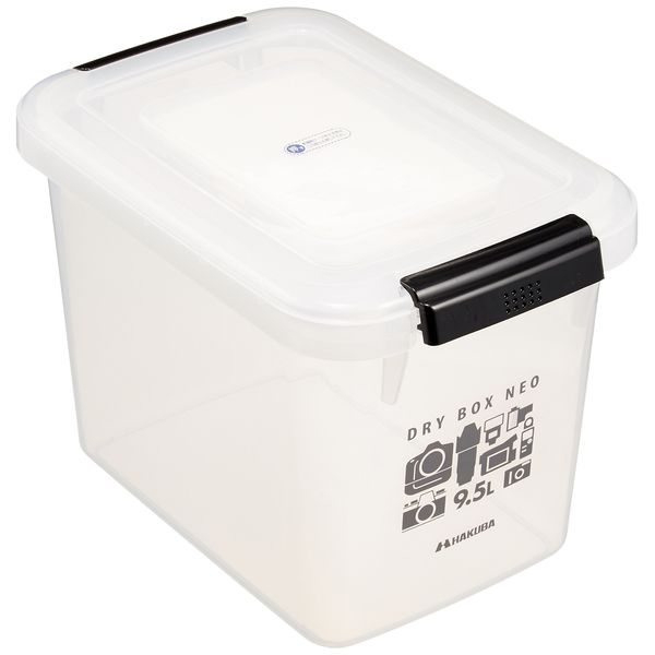 HAKUBA KMC-37 Dry Box NEO, 2.5 gal. (9.5 L), Clear, Moisture-Proof Container